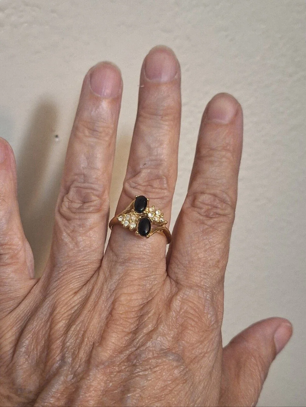 Onyx Style Cocktail Ring